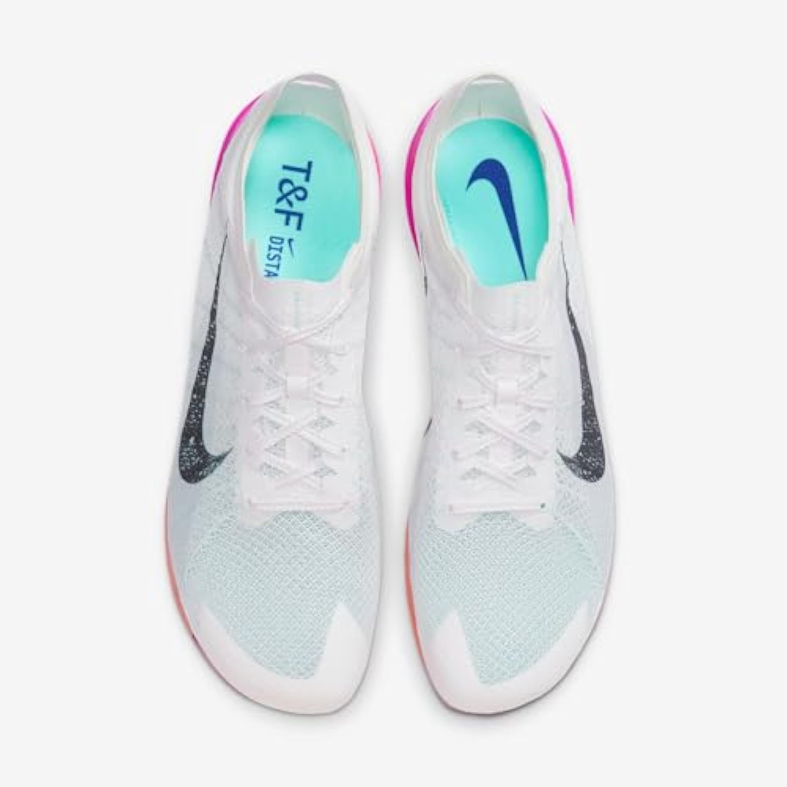 Nike Victory 2 Track & Field Distance Spikes (White/Bright Crimson/Fire Pink/Obs gallery