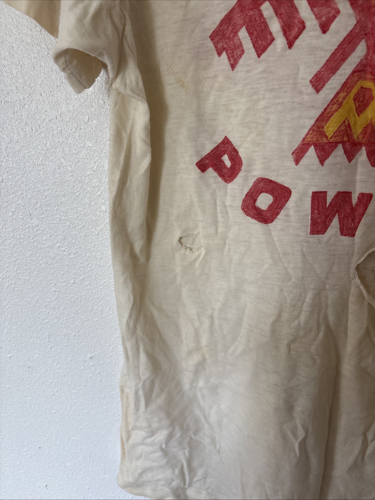 Vintage Band Shirt XIT Psych Native American Distressed Handmade Shirt 1970’s gallery