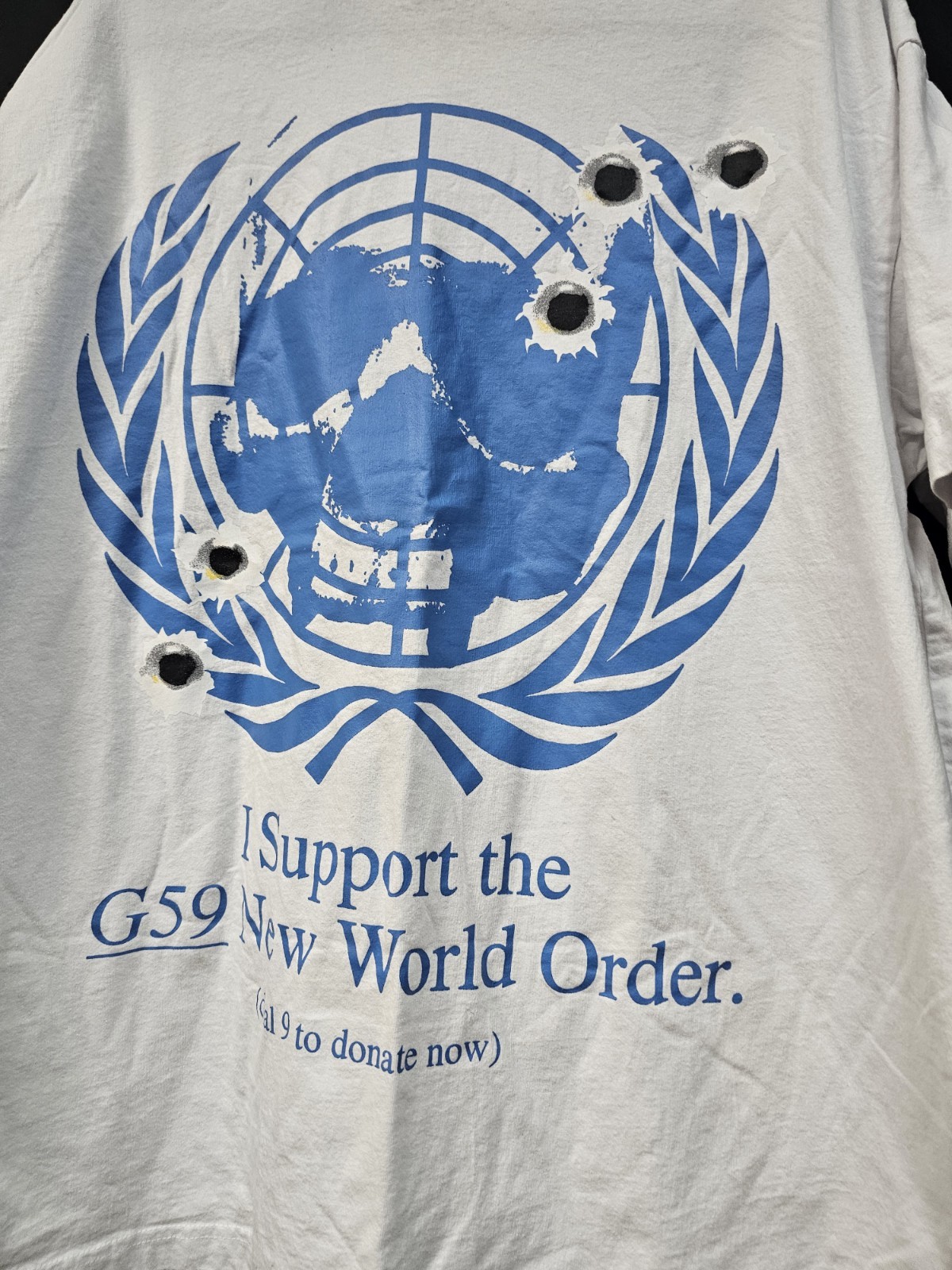 Grey Five Nine Suicideboys Shirt Size XL G59 New World Order White gallery