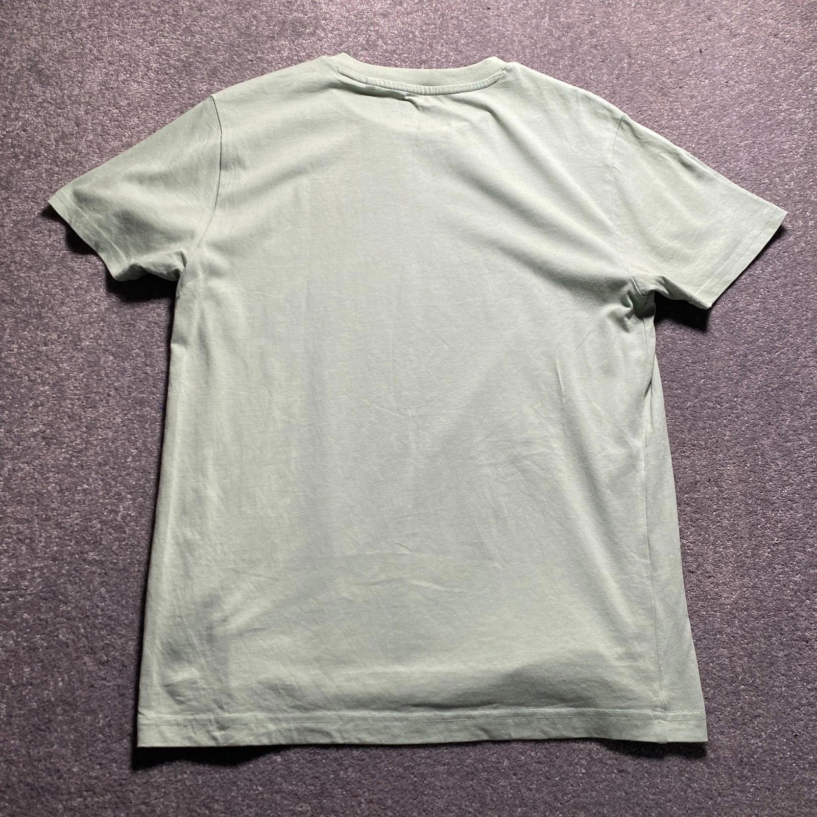 Original Penguin T-Shirt Men's Medium Green Graphic Logo Short Sleeve Cotton gallery