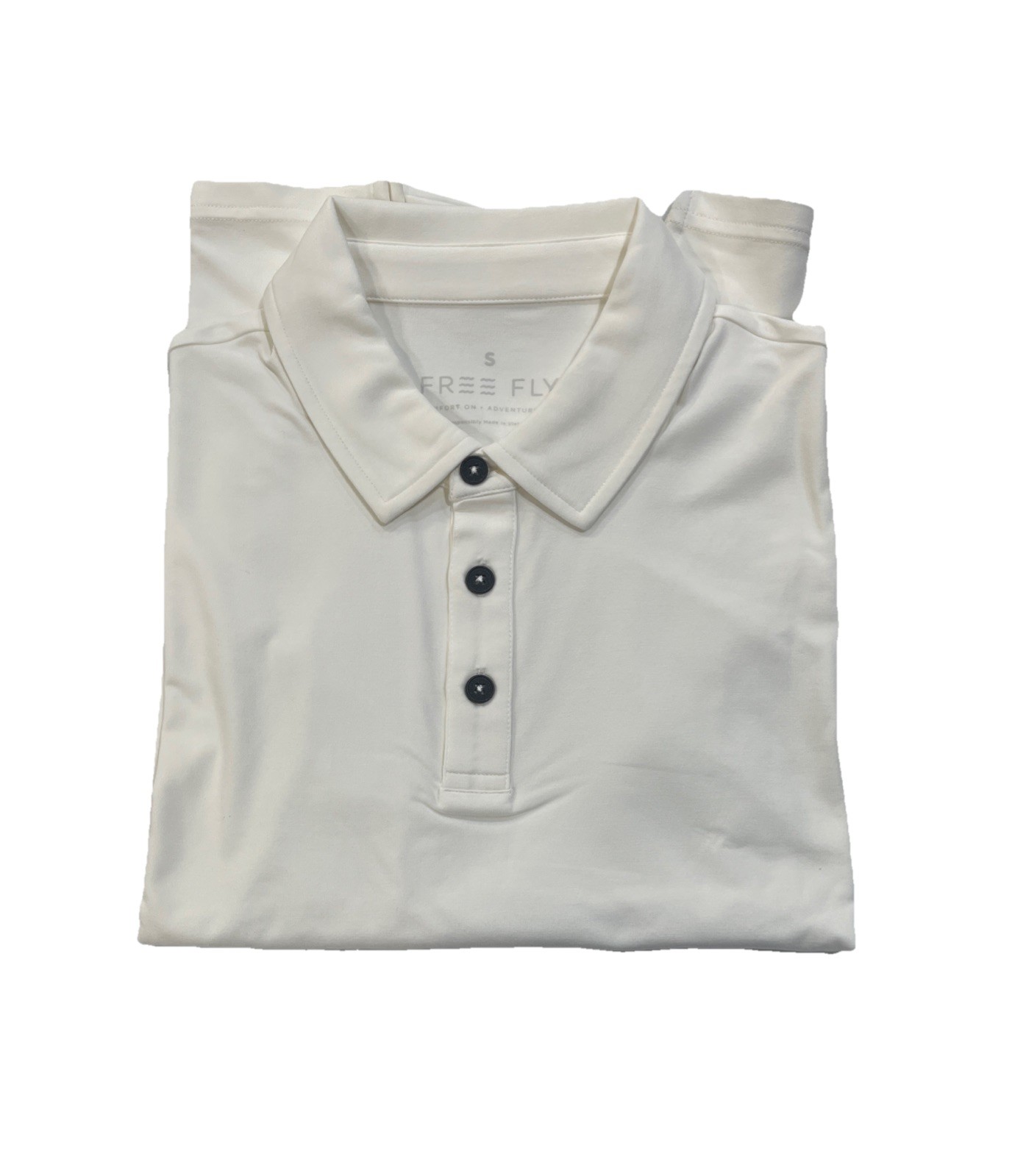 Free Fly Men’s Bamboo Flex Polo || T Shirt (MFXPOL-022-L) Size Large Color White gallery