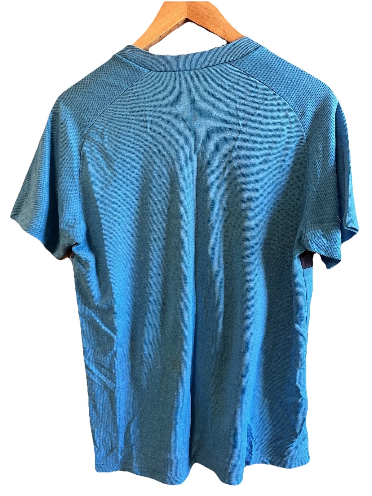 Vintage 70s 80s Nike Pique V Neck Men’s Large Distressed V Neck T Shirt VTG gallery