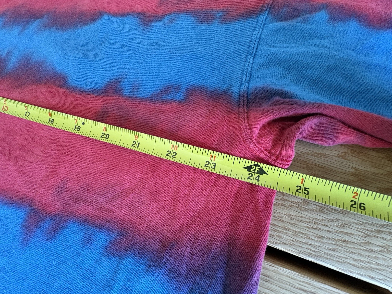 VTG 1994 World Cup USA Tie Dye T Shirt Soccer Red Blue Single Stitch Boxy XL gallery