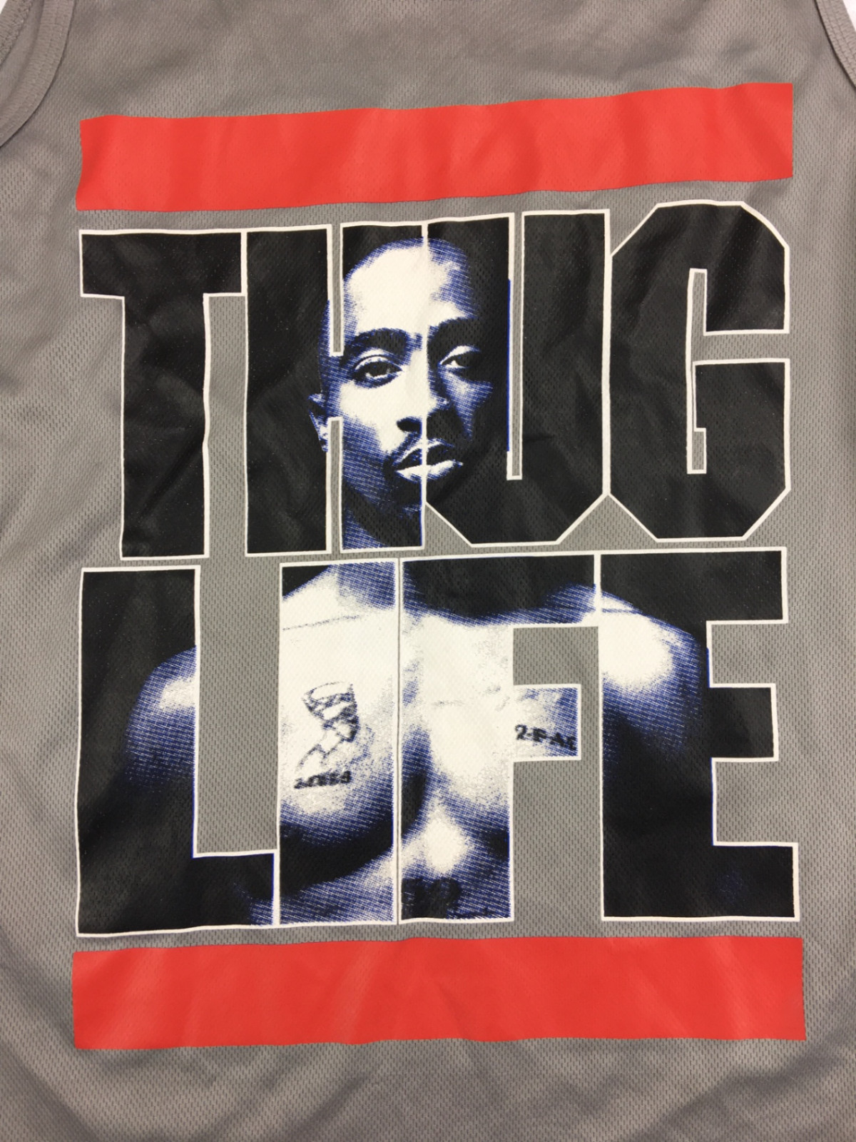 Miami Style Performance Womens Thug Life Tupac Tank Top Size Small gallery