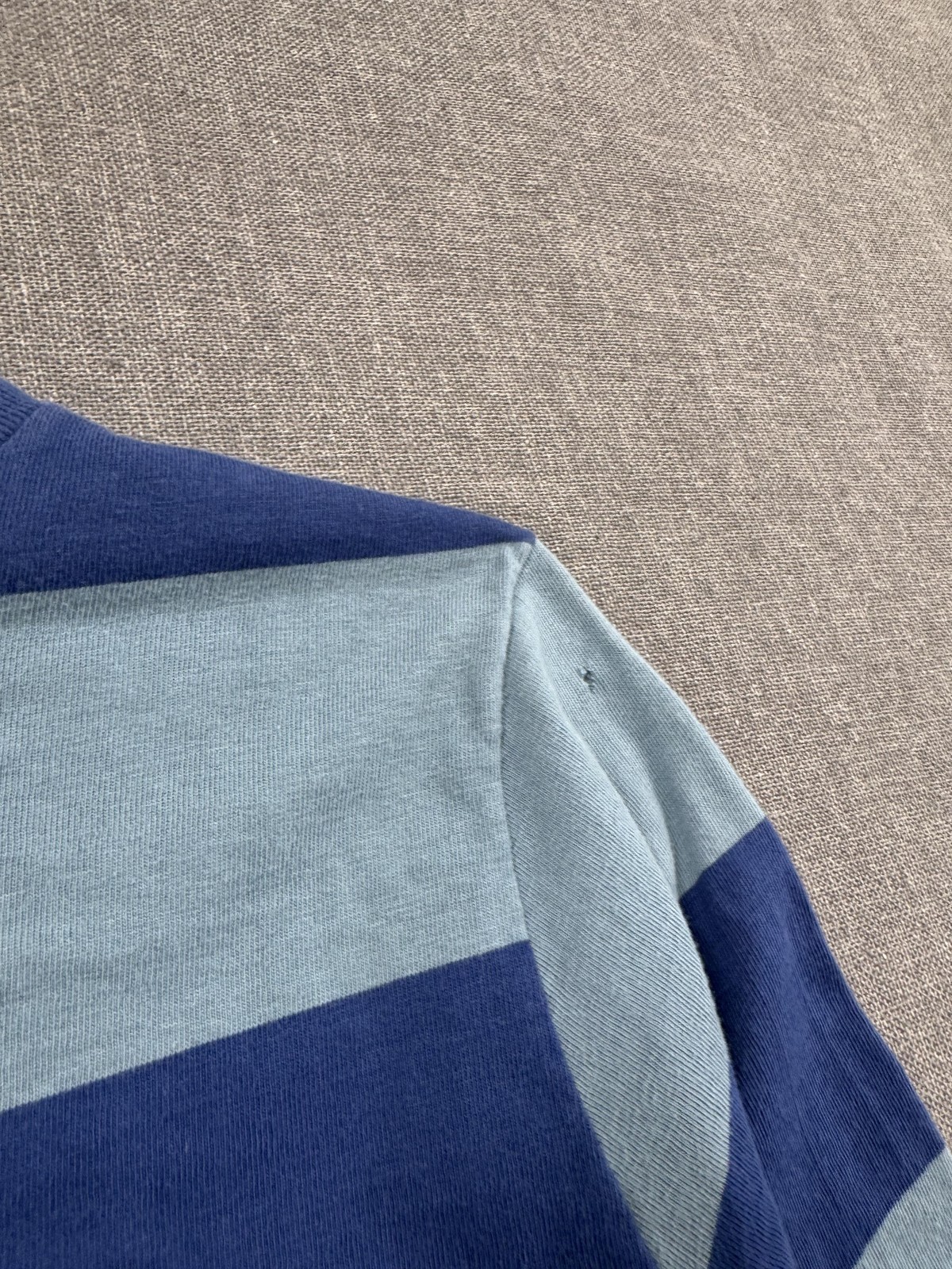 Vintage 50s 60s Jantzen T-Shirt Striped Ringer Mens Large Blue Surf True Vtg gallery