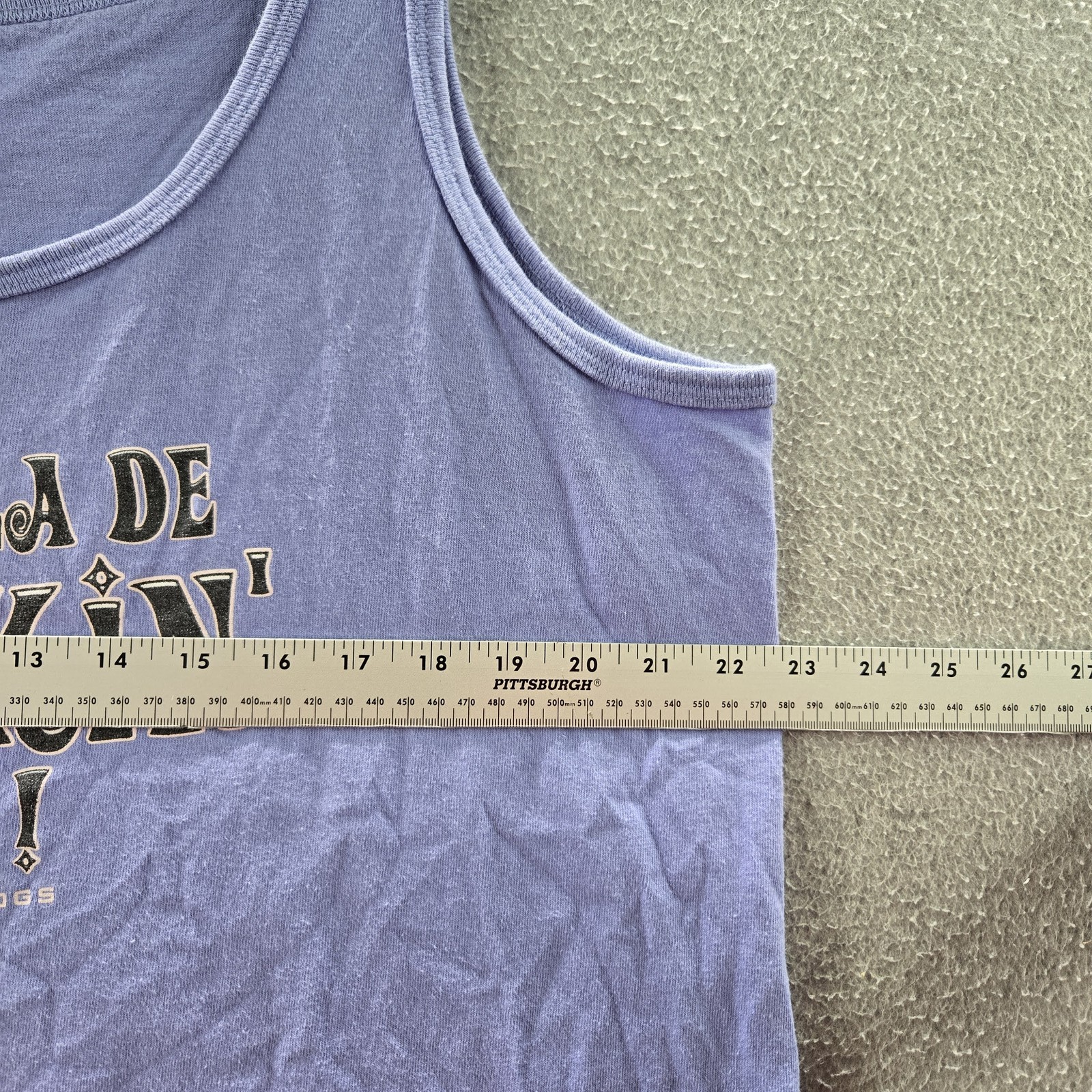 VINTAGE Big Dogs Men Tank Top XL Blue Text Graphic Sleeveless Logo gallery