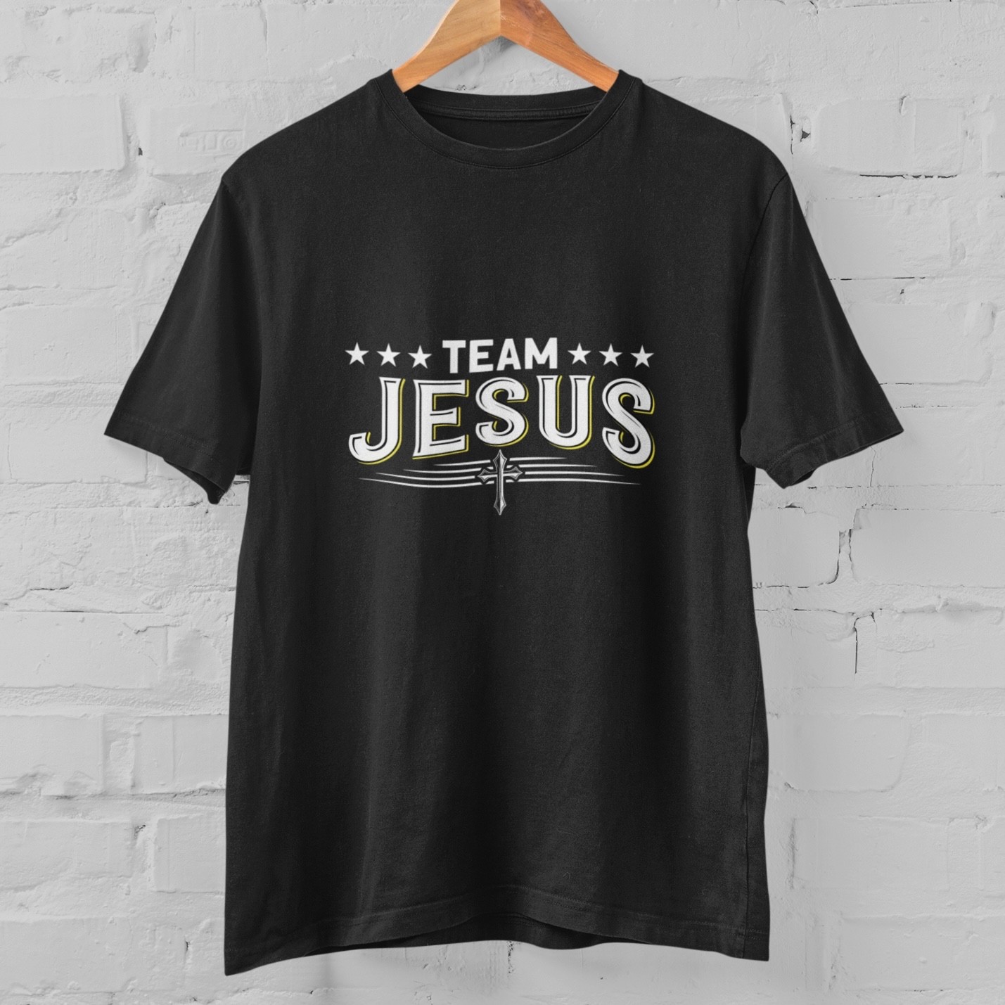 Team Jesus Christian T Shirt Cross Faith Religious Graphic Unisex Tee gallery