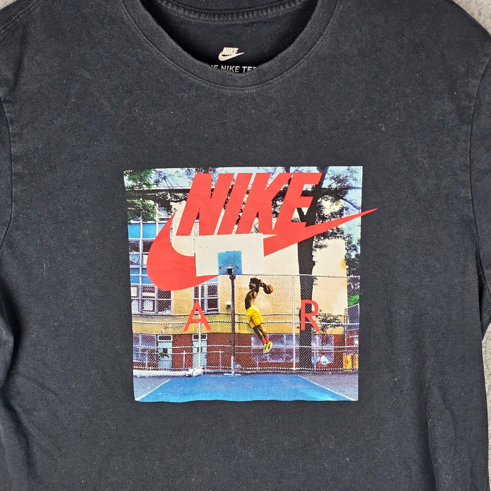 Nike Athletic Cut T-Shirt Mens Large 'Air Hybrid Photo' Short Sleeve 847533-010 gallery