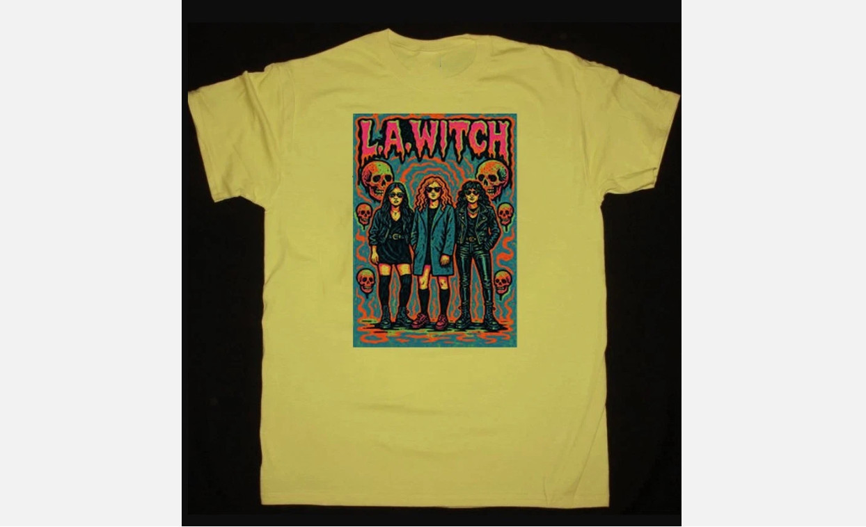 L.A. WITCH Yellow Color Full Size Shirt Gift For Fan gallery