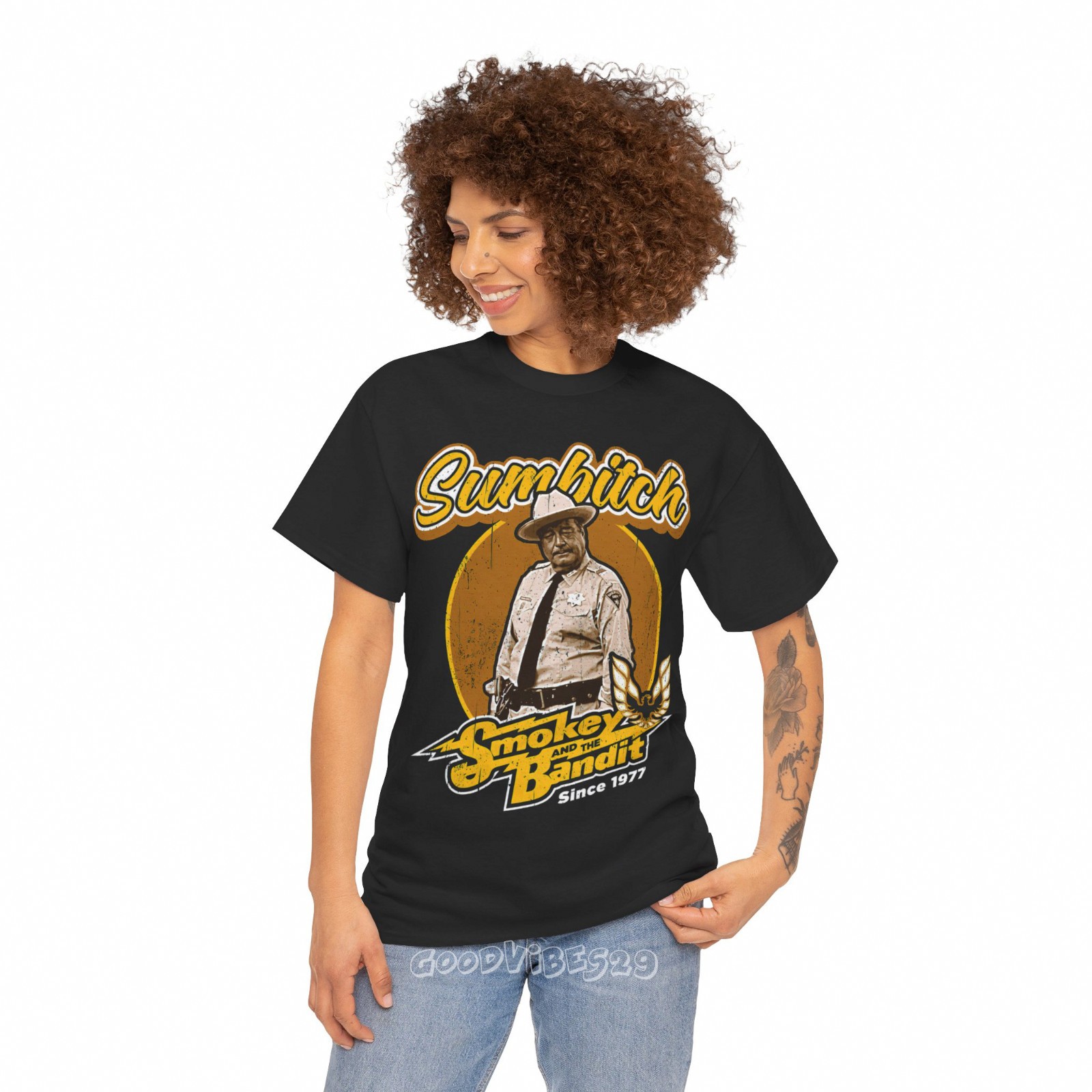 Sumbitch Smokey And The Bandit Buford T. Justice 90s S-5XL Tee Men Women Unisex gallery