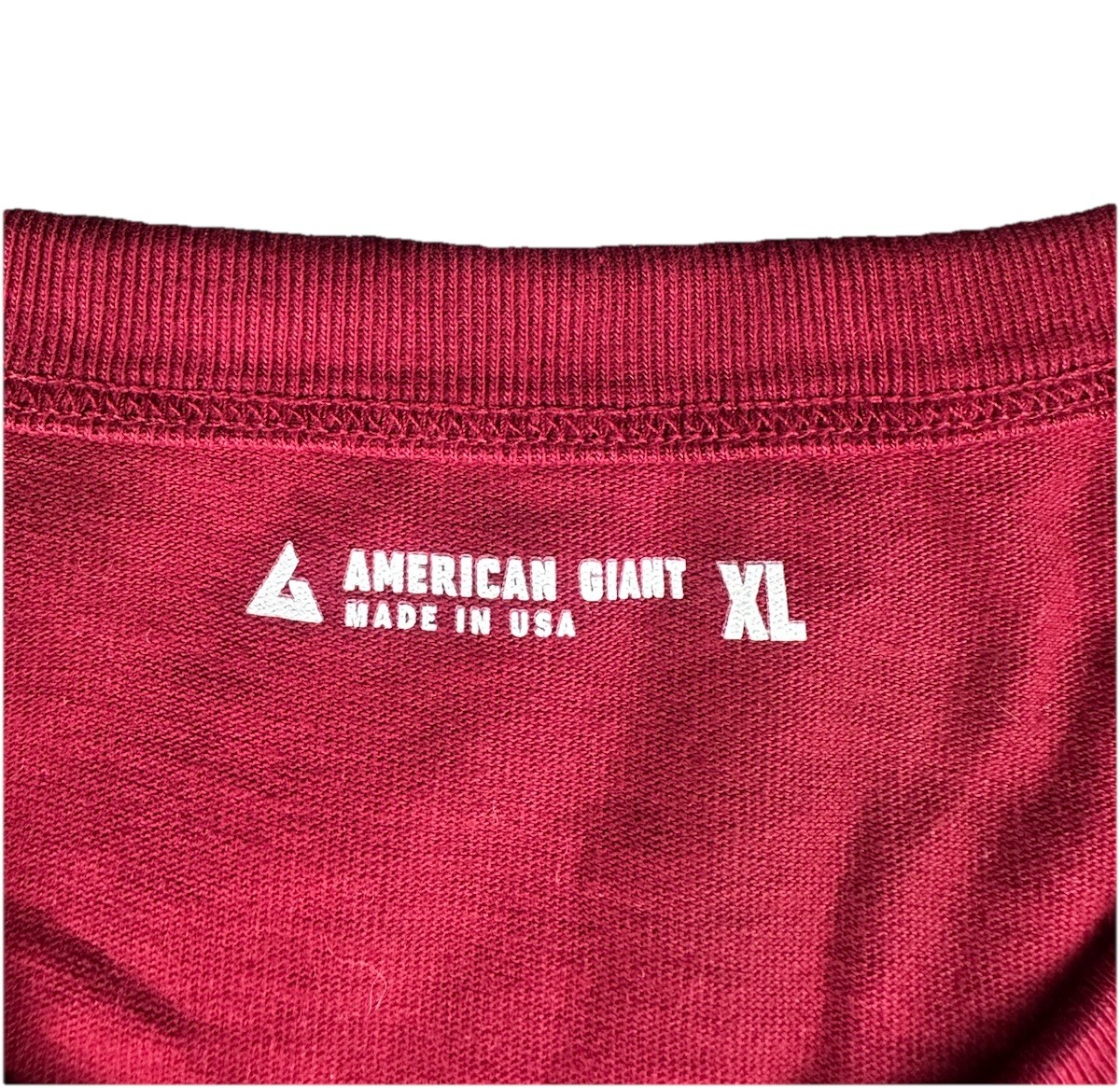 American Giant Everest Mens Short Sleeve Heavy T-Shirt Red Size X-Large XL NWOT gallery