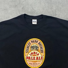Gildan Stanley Park Brewery Windstorm Pale Ale T Shirt Men XL Black Beer