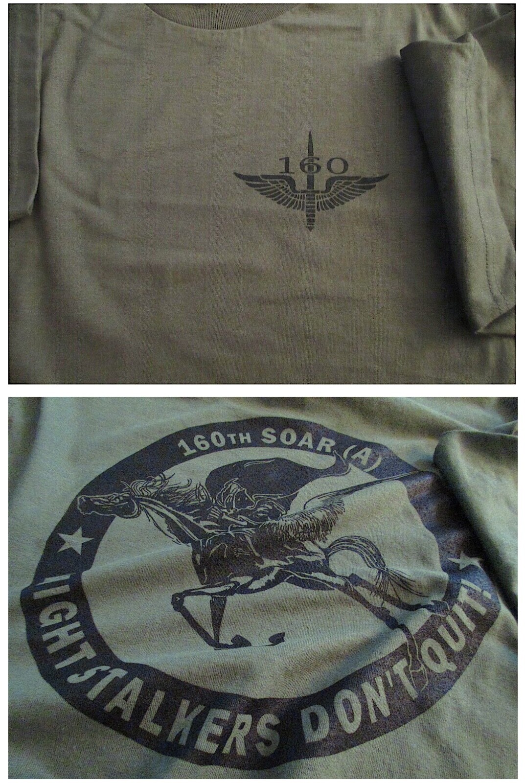 160th NIGHT STALKERS SOAR Spec OPS Aviation T-Shirt Large Military US Military 1 gallery