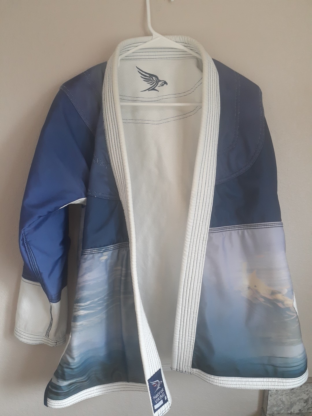 habrok viking  size F2 jiu-jitsu MMA  top with art work