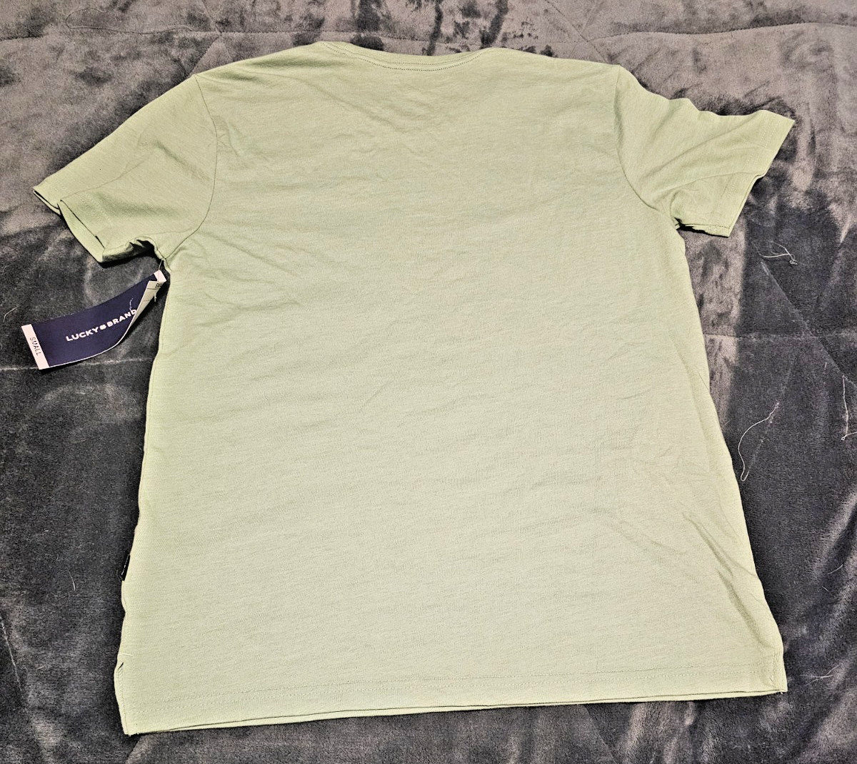 T-Shirt Green Short Sleeve Ultra Soft Classic Fit Men's Small By Lucky Brand gallery