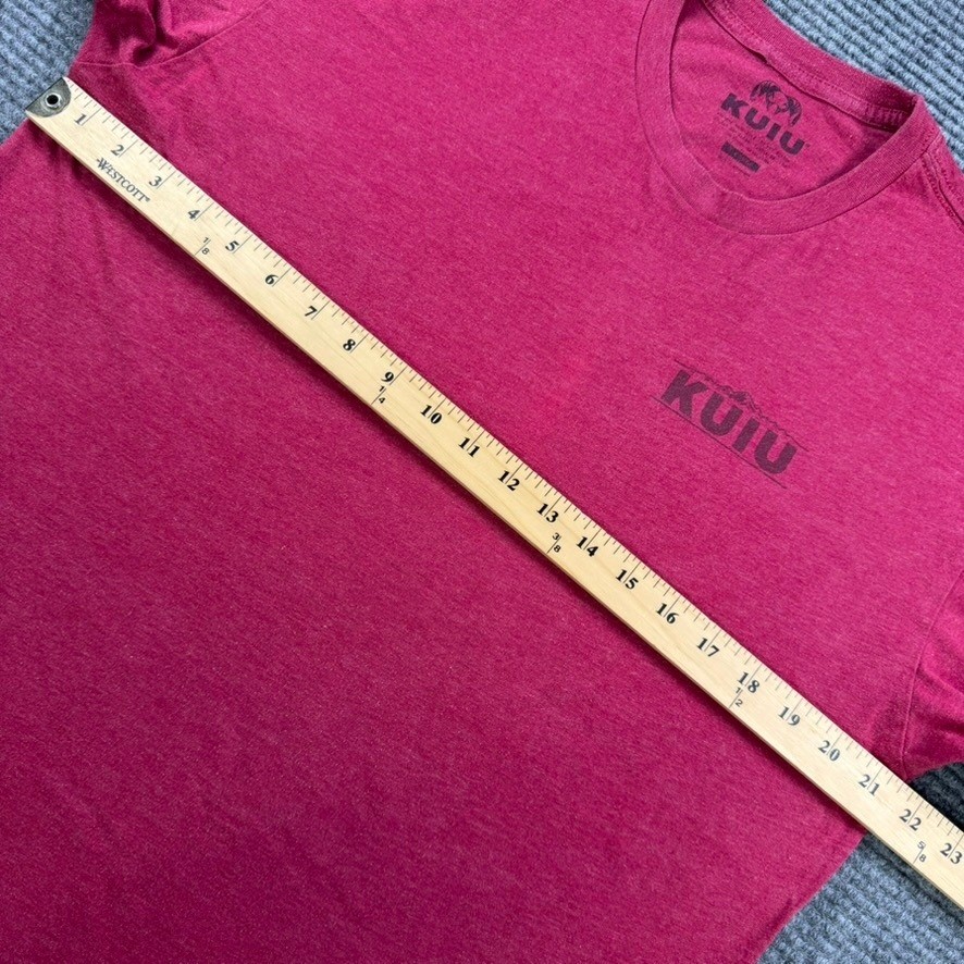 Kuiu Ultralight Hunting Graphic T-Shirt Mens XL Red Short Sleeve Crewneck Logo gallery