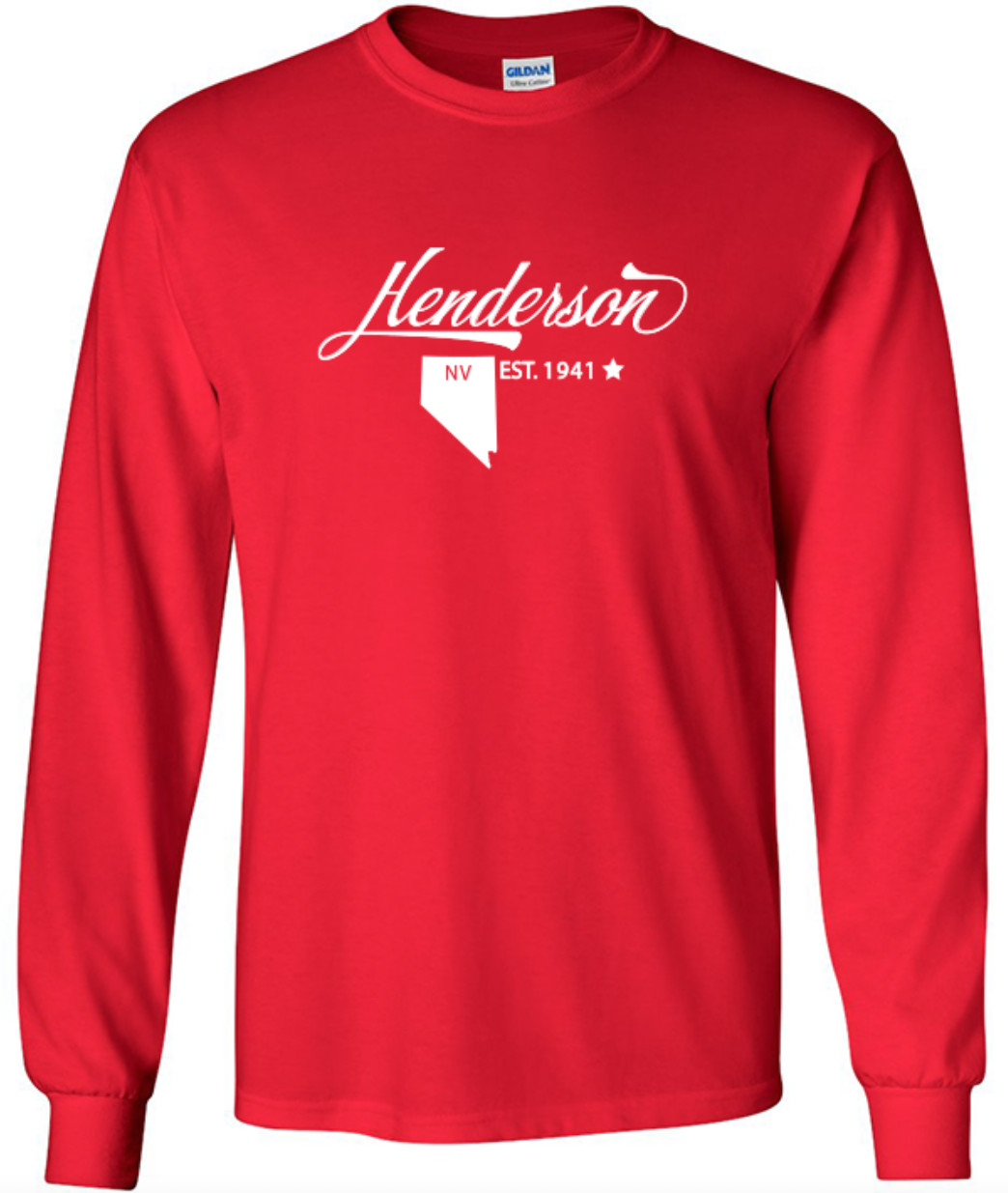 Henderson Nevada State T-Shirt Long Sleeve Graphic Tee Unisex apparel Text logo gallery