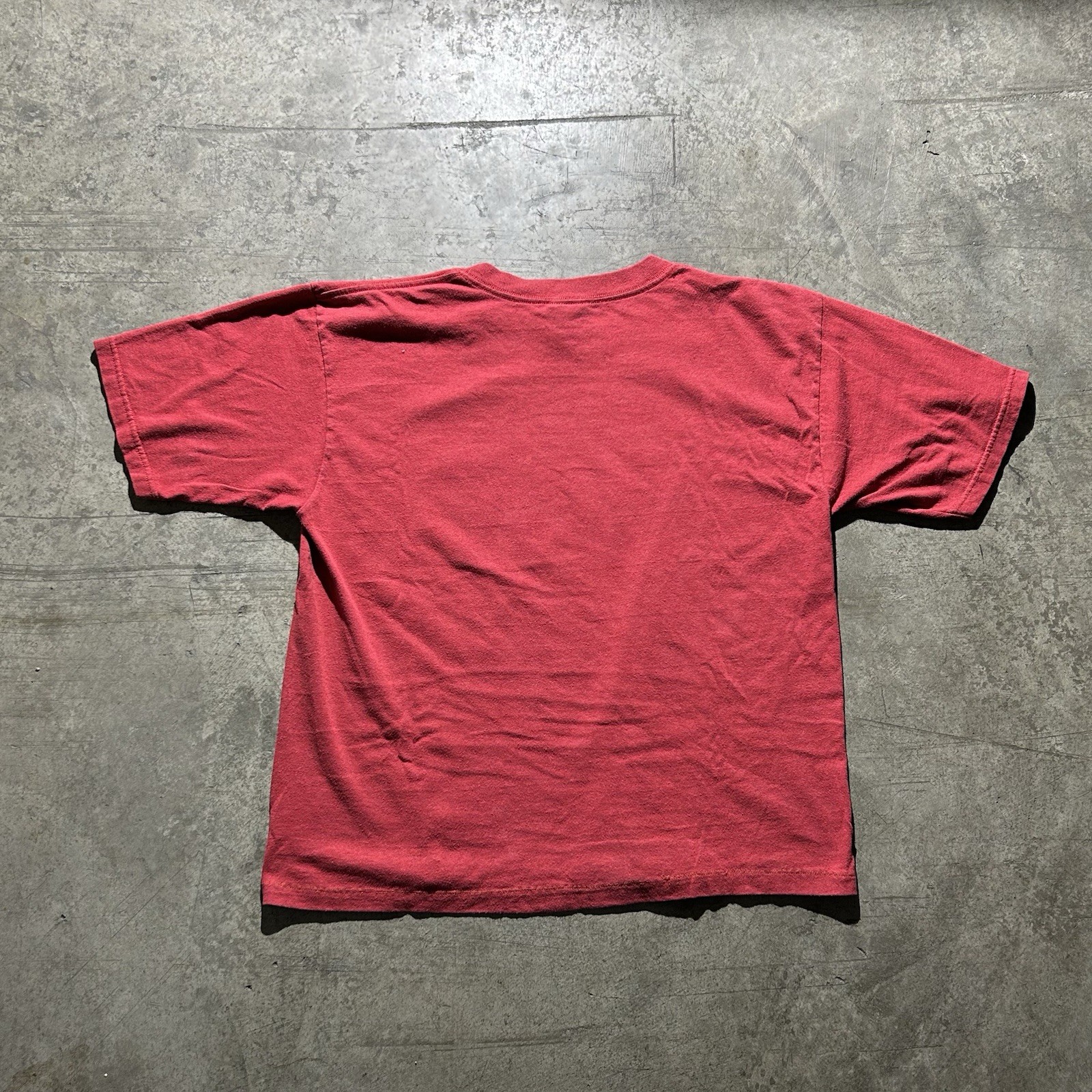 Eco Mountain Made In USA Yellowstone Moose Center Logo Shirt Mens Size Large Red gallery