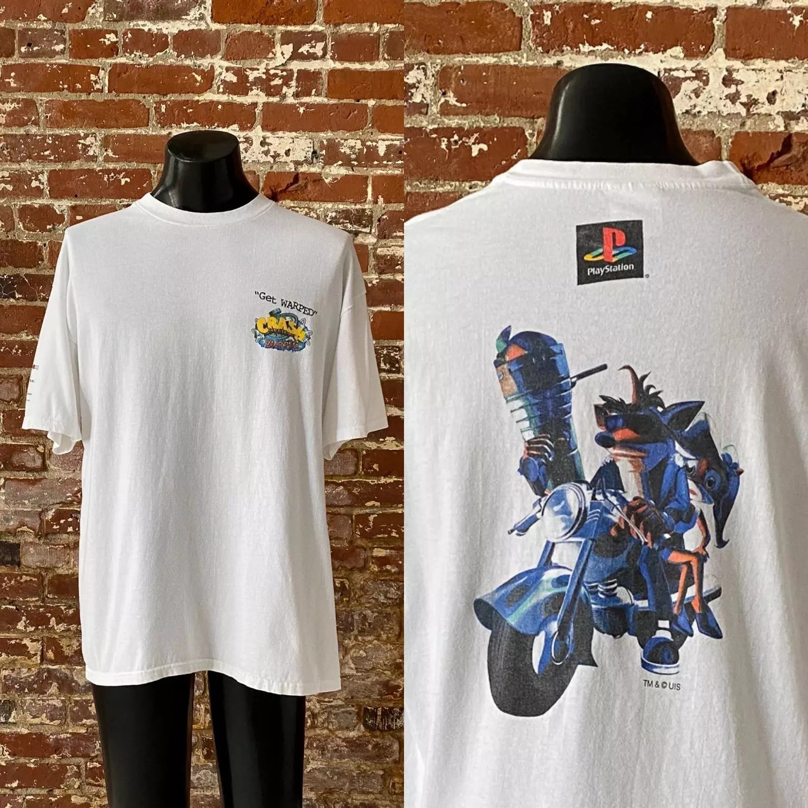 90s Crash Bandicoot Warped Video Game Promo T-Shirt gallery