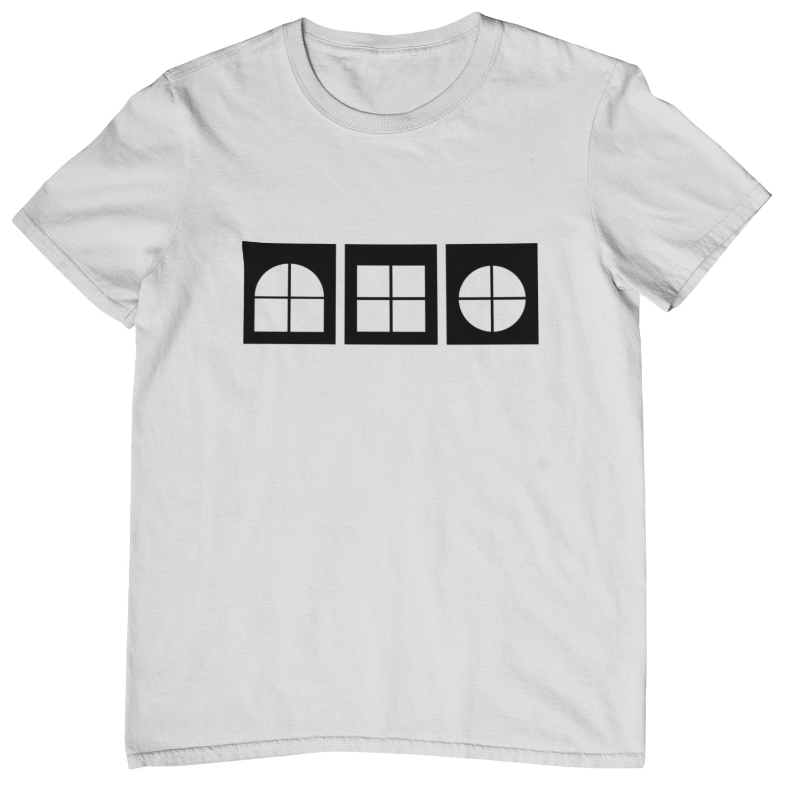 Play School Windows T-Shirt - 80s 70s kids childrens TV rainbow button retro 90s gallery