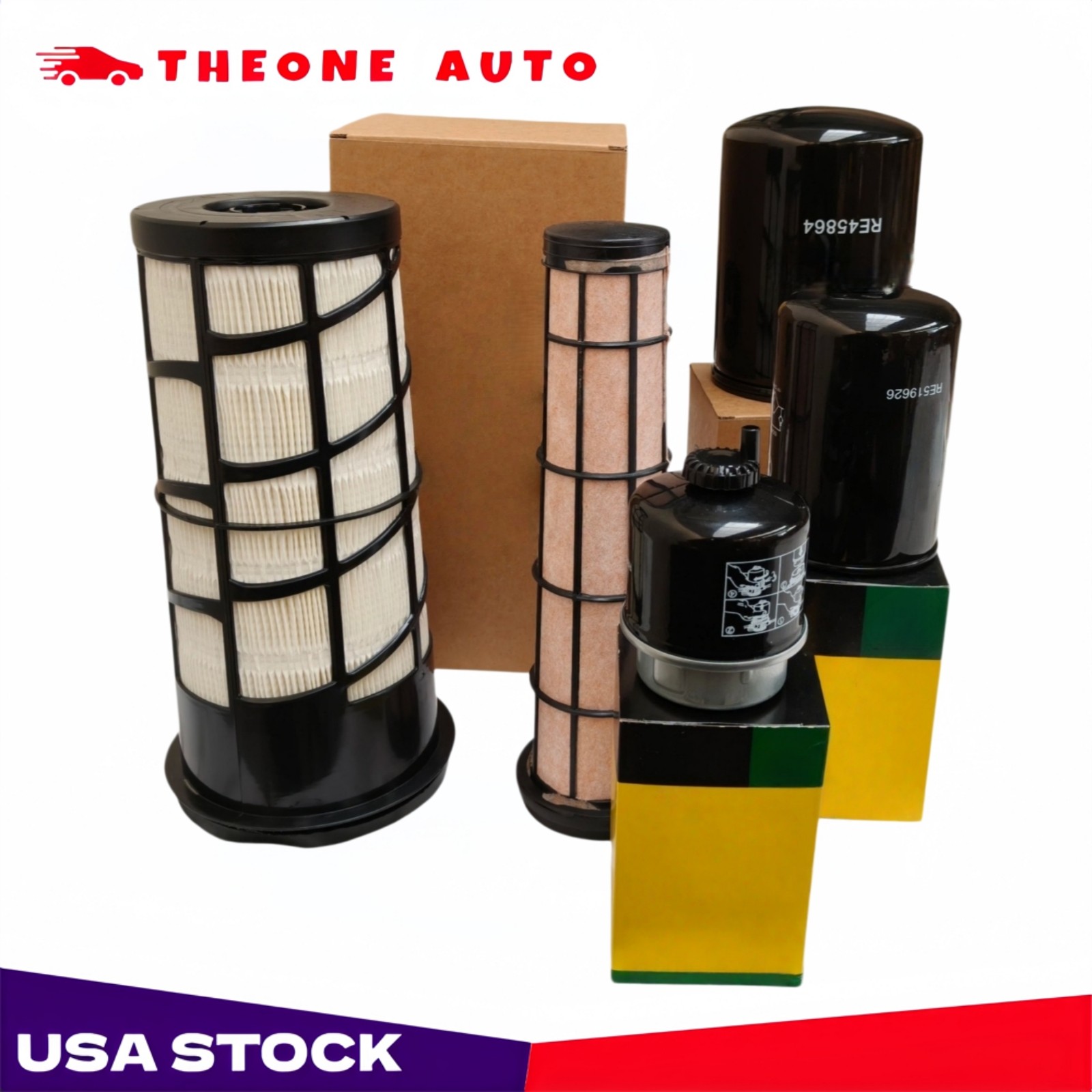 Maintenance Filter Kit With T2 & IT4 Eng Fit John Deere 5045E 5055E 5065E 5075E