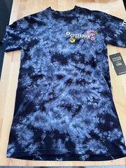 Marvel x NEFF Spiderman Floral Spider Graphics Blue Tie Dye Tshirt Unisex S- NEW
