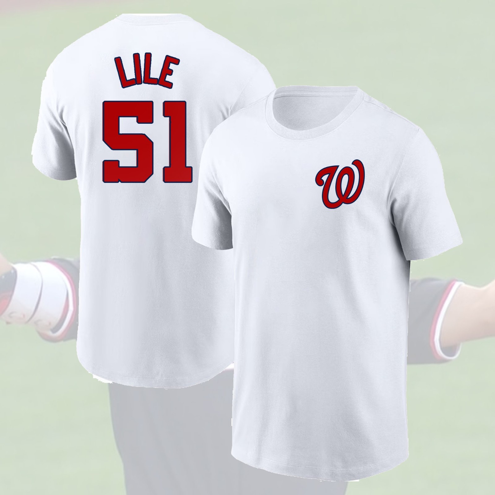 HOT ITEM - Daylen Lile #51 Washington Nationals 2025 Name and Number Fan Gifts gallery