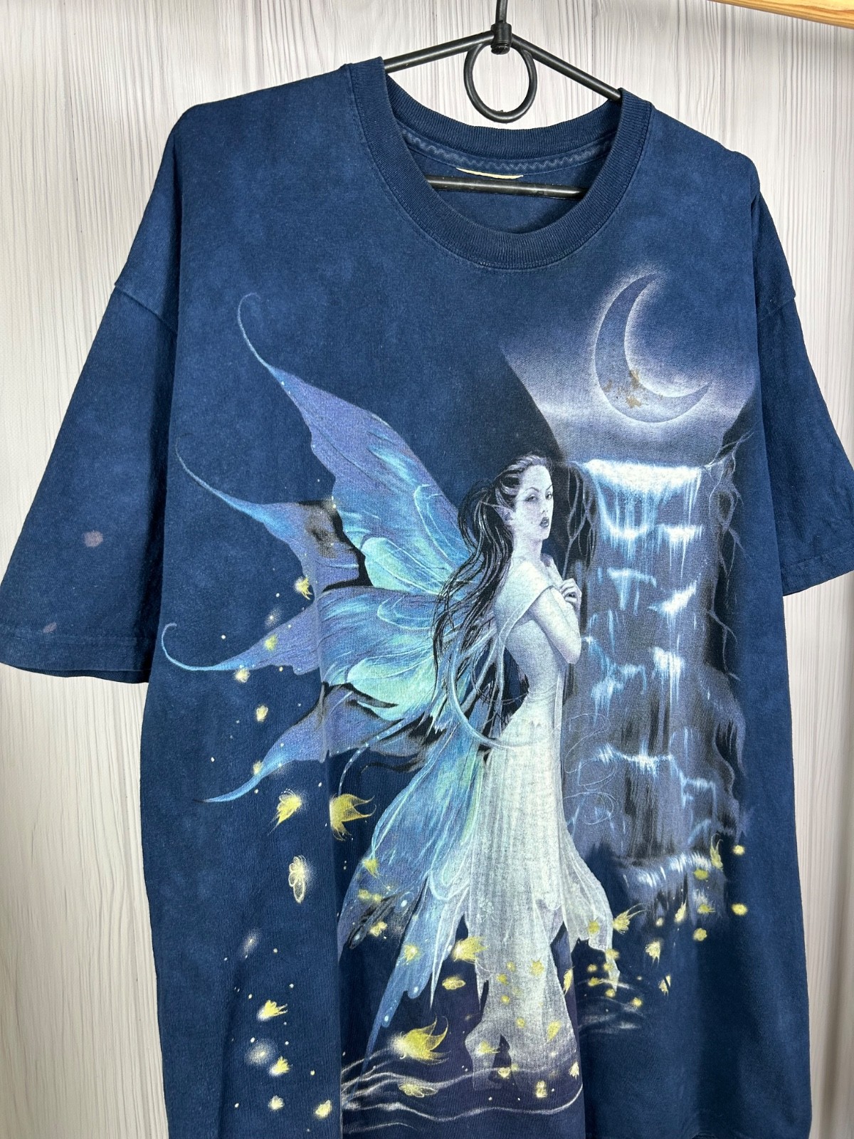Vintage Fairy Pixie The Mountain Shirt Fantasy Moon gallery