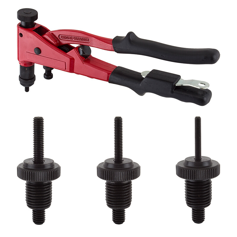 Sunlite Rivnut Installation Tool with M6, M5, M4 & M3 Mandrels