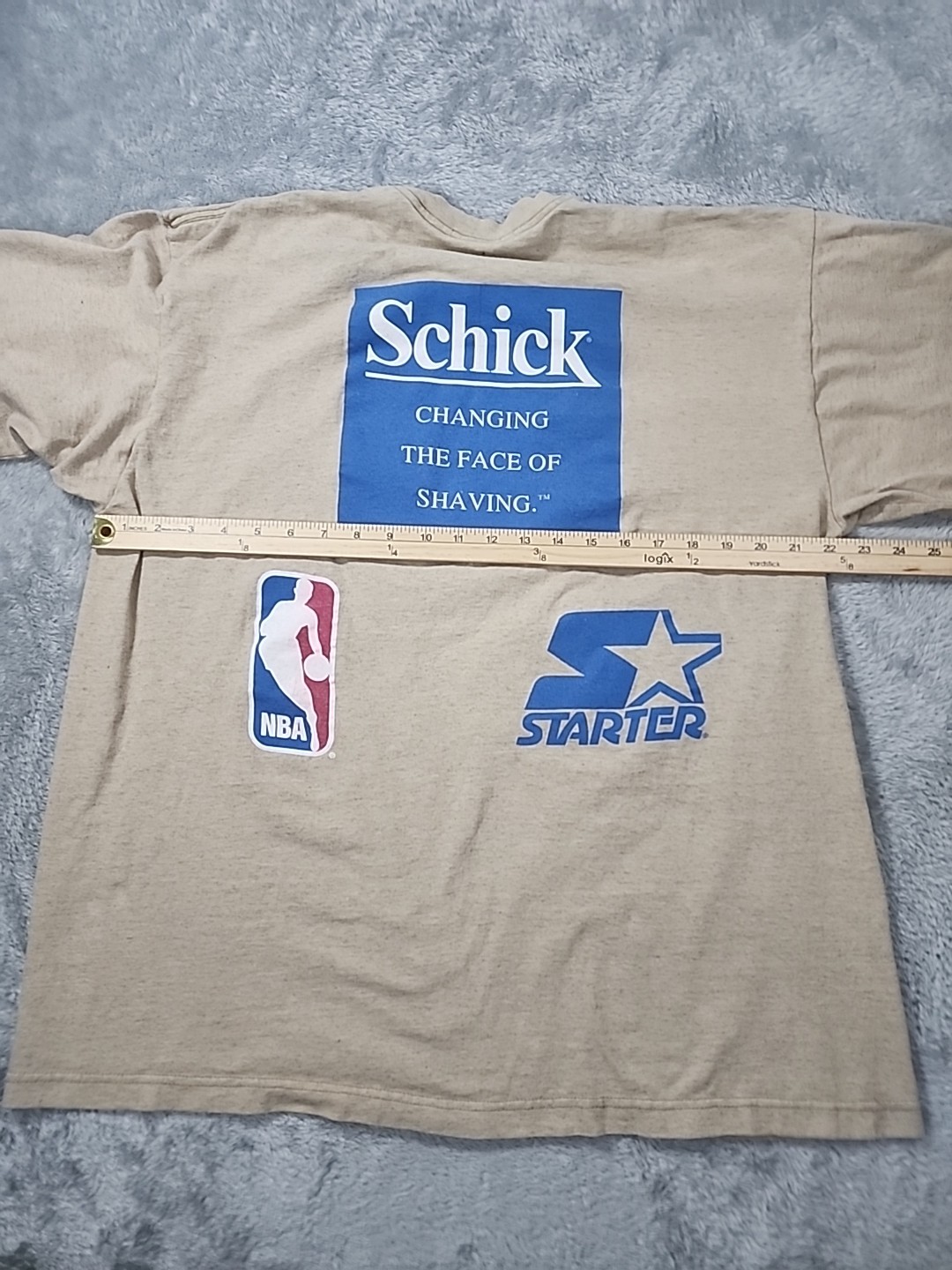 VINTAGE Starter 90s Shirt XL Schick Super Hoops NBA Logo Basketball gallery