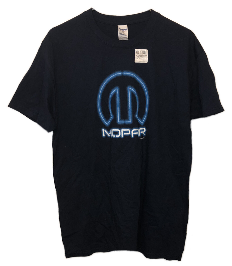 MOPAR Official Licensed T-shirt Blue Mens Large 2015 Design David Carey Inc NWT gallery