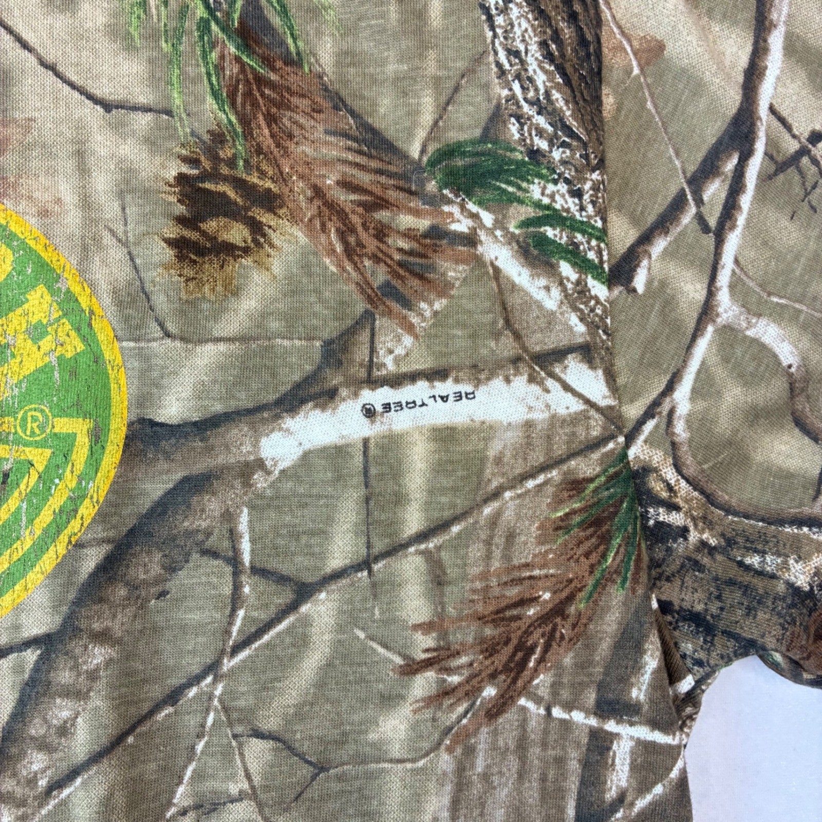 Code V T-Shirt Men XL Camo Luckenbach Texas Realtree Graphic Tee Souvenir gallery