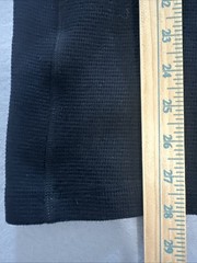 Eddie Bauer pullover crew neck waffle texture ribbed neck cuffs black mens Large