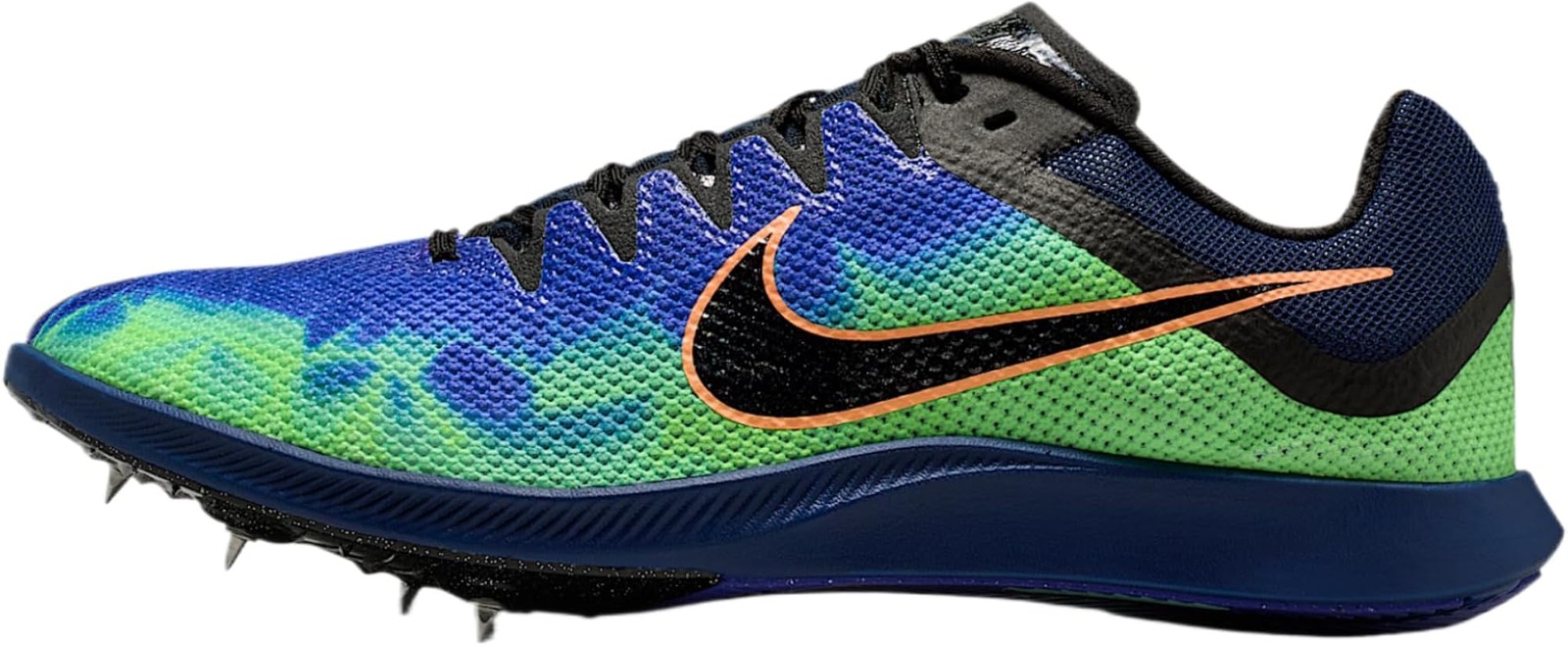 Nike Zoom Rival Distance Track & Field Spikes (Dark Obsidian/Indigo Burst/Green/