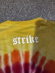 Lucky Strike XL Multicolor Tie-Dye Crew Neck Short Sleeve Graphic Tee
