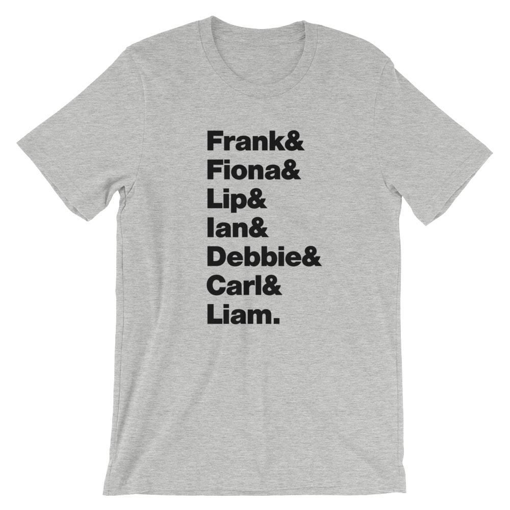 Shameless TV Show T-Shirt. Black, White, Gray or Red Soft Cotton Tee. gallery
