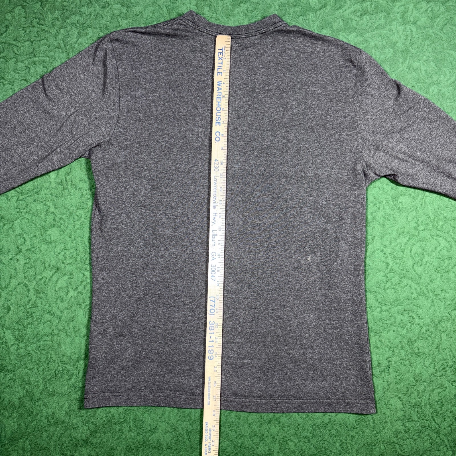 Milwaukee Long Sleeve Pocket T-shirt Mens Medium Charcoal Gray Heavy Duty Work gallery