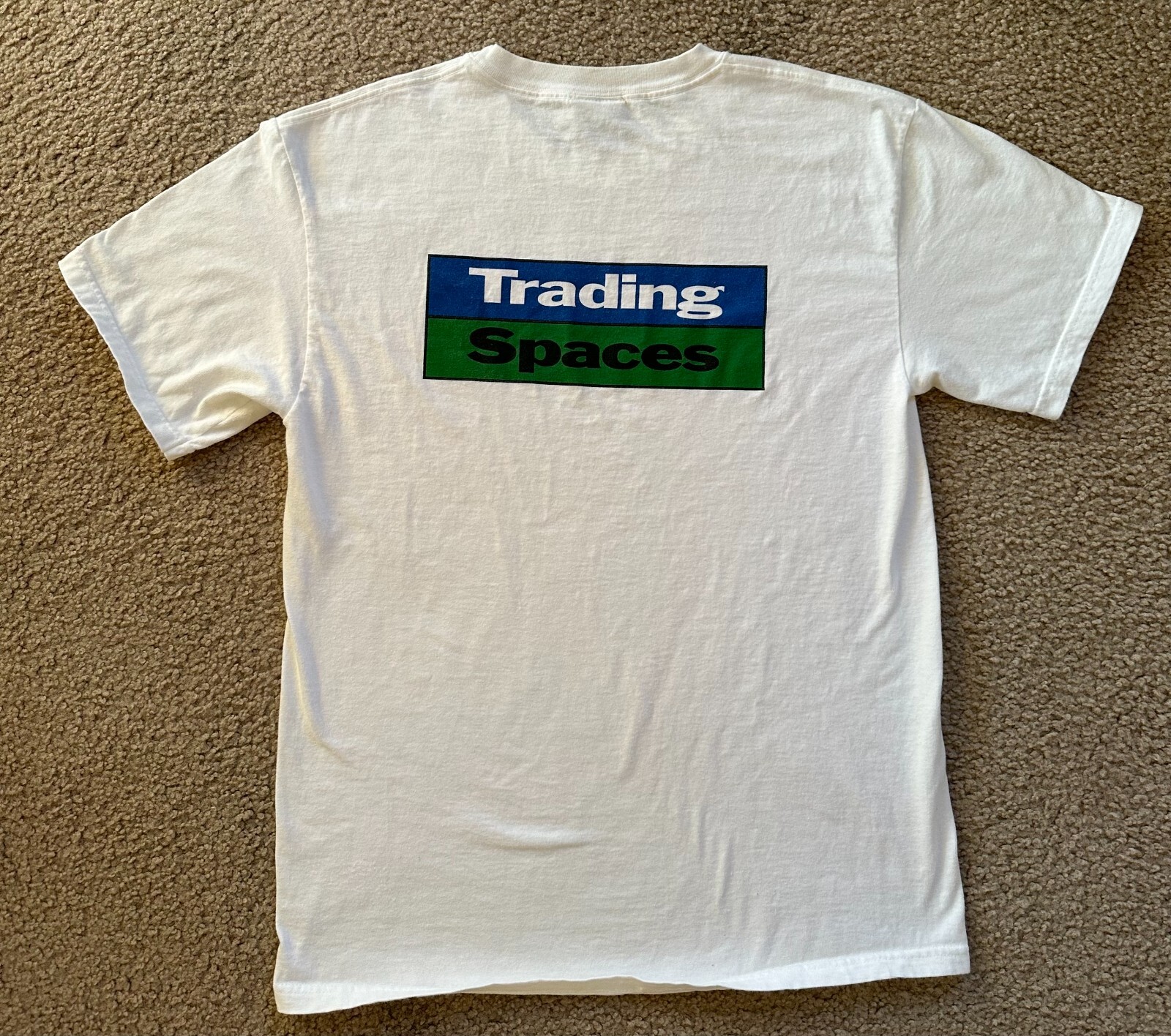 TLC Trading Spaces T Shirt Mens Medium TV Show Promo White Short Sleeve VTG Y2K