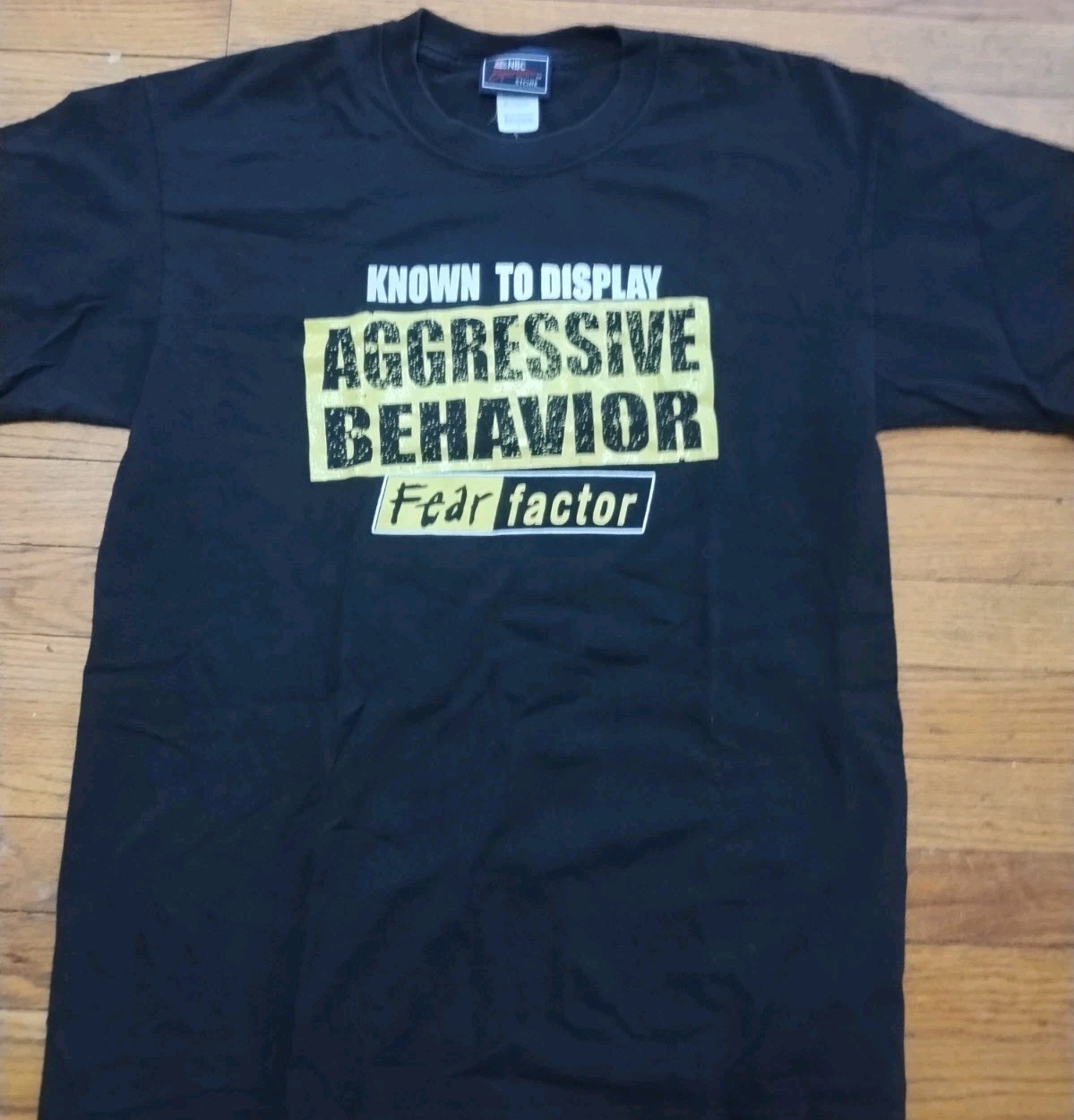Vintage Y2K NBC Experience Store Fear Factor T-shirt Large Joe Rogan gallery