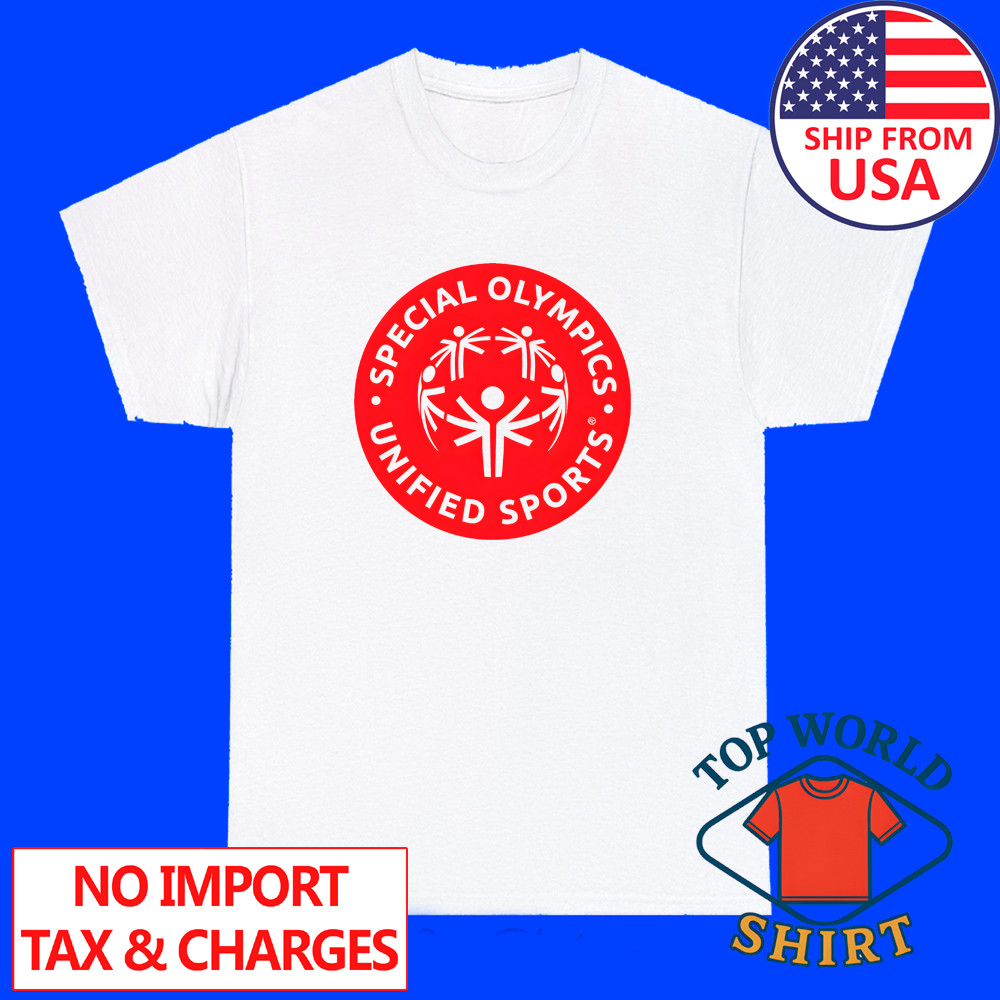 Special Olympics Athlete Men’s White Size S to 3XL