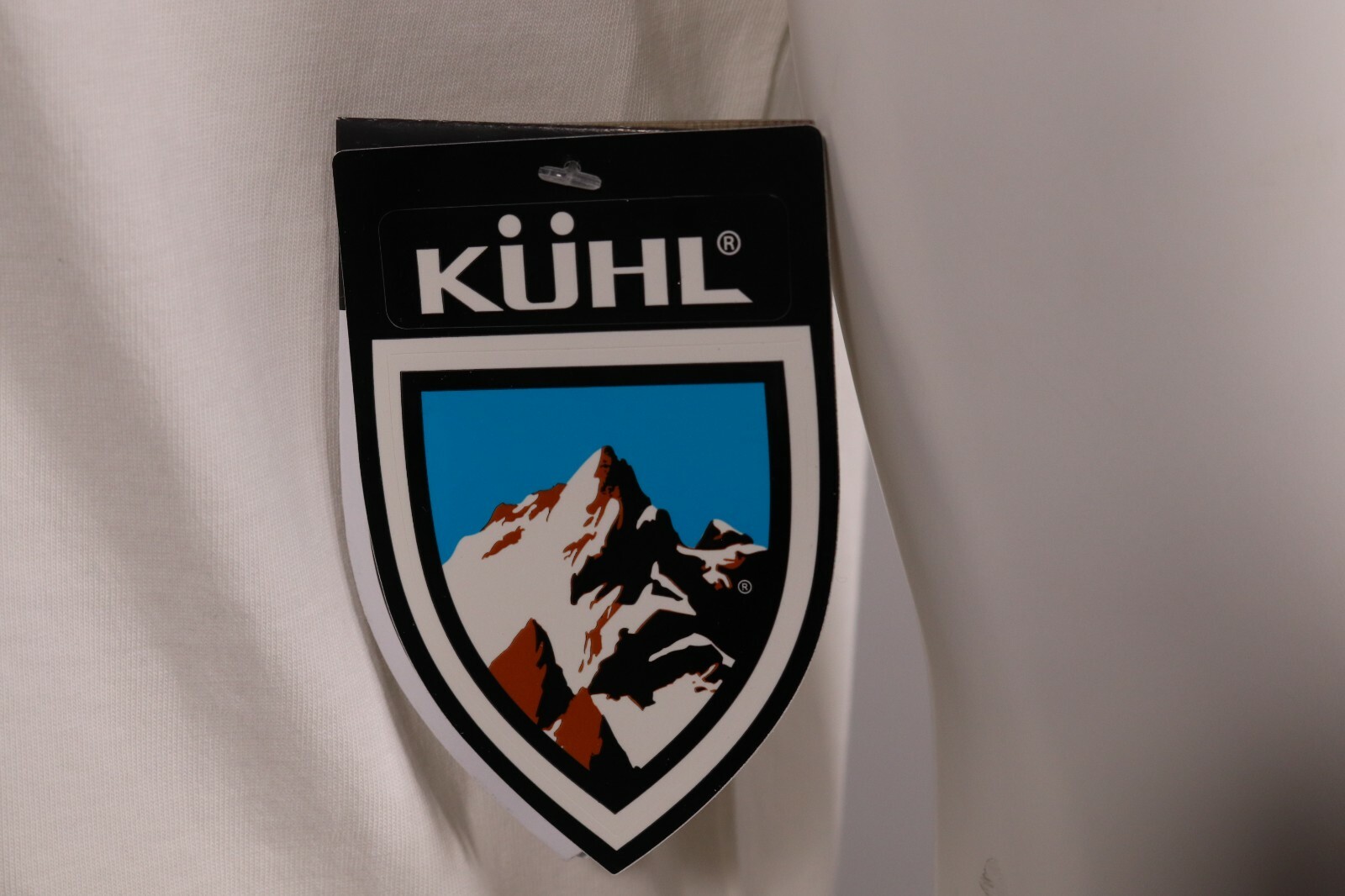 Kuhl Men's White Blue Logo Klassik Fit (Retail $35) Size Small gallery
