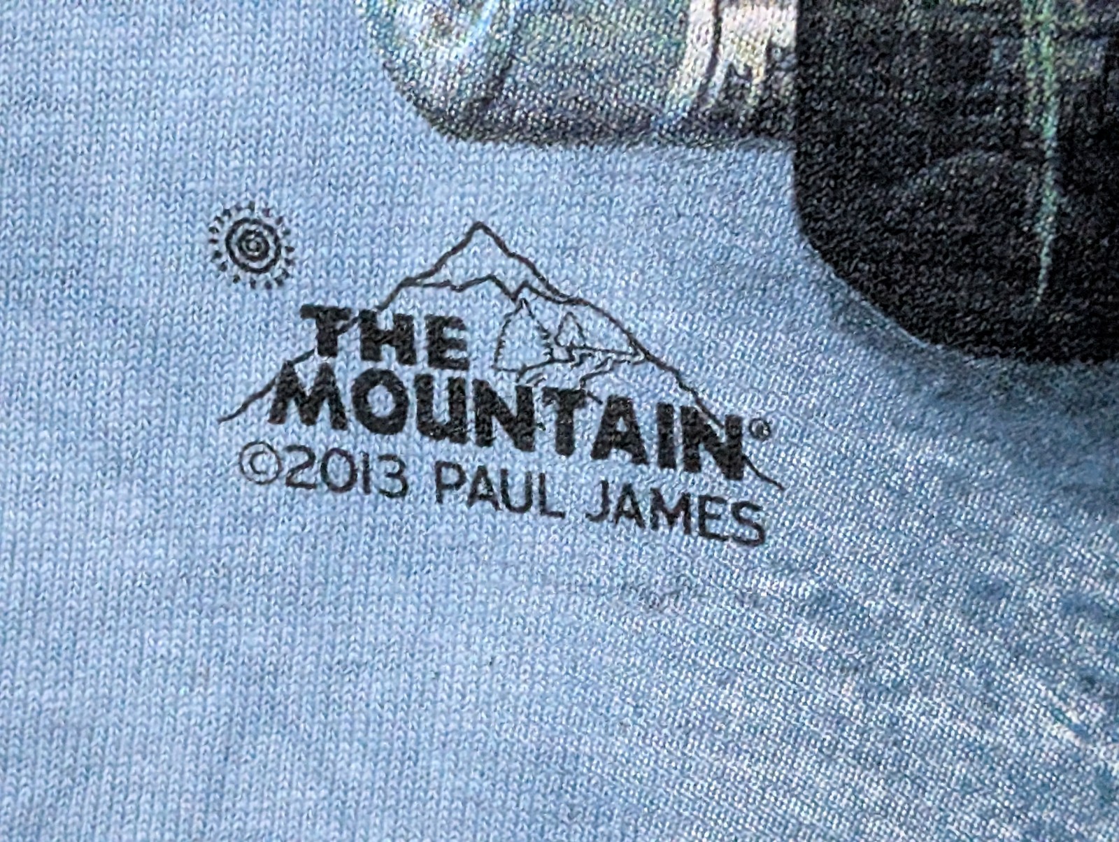 The Mountain Mens T-shirt Blue Up The Swannee Swan Quail Hallow Tag XL #3446 gallery