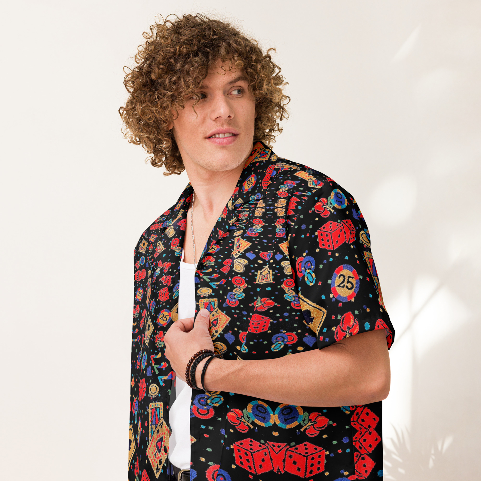 Las Vegas Casino Floor - Lightweight Casual Button Up Dress Shirt gallery