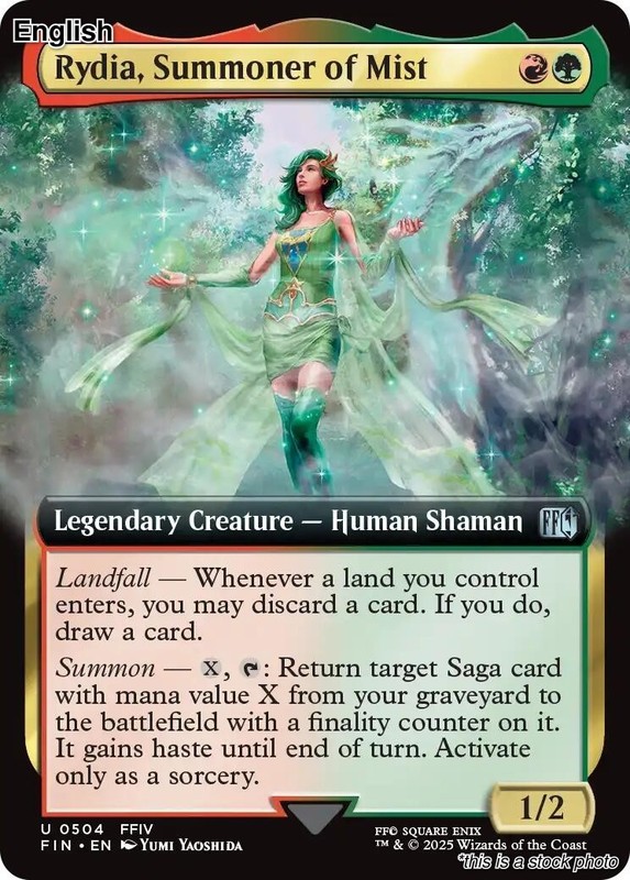 Rydia, Summoner of Mist (Extended Art) EN [FIN – 504] – NM TCG MTG