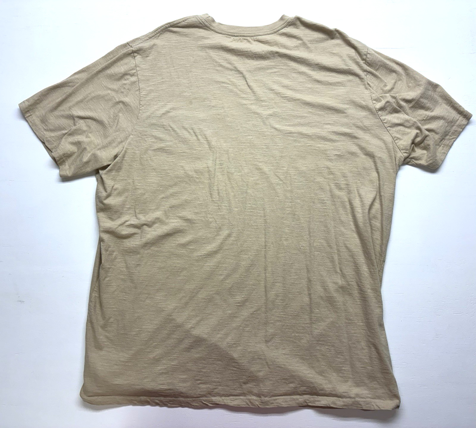 Mutual Weave Men's 3XLT Crew Neck Beige Pocket T-Shirt Short Sleeve Pre-owned gallery