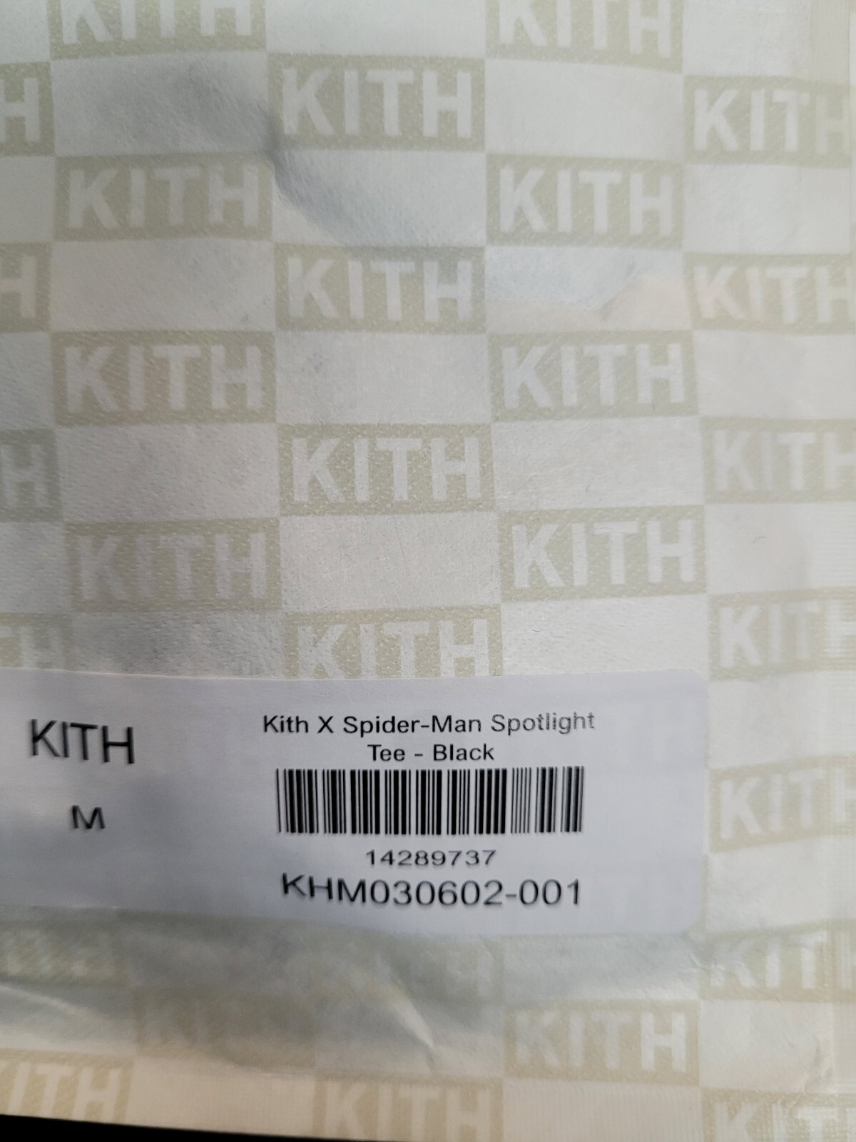KITH x Spider-Man "Spotlight" Vintage T-Shirt Size M gallery