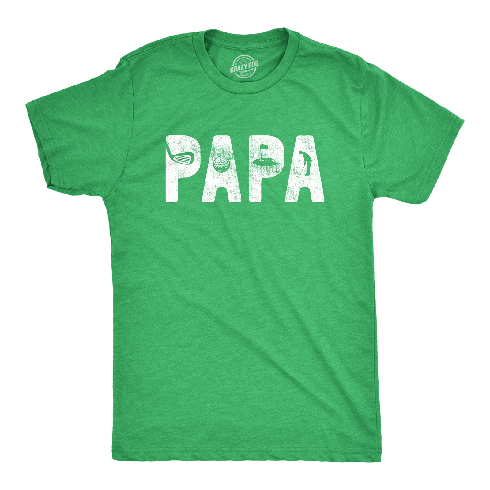 Mens Papa Golf T Shirt Funny Fathers Day Gift for Dad Outdoor Sports Graphic Tee gallery
