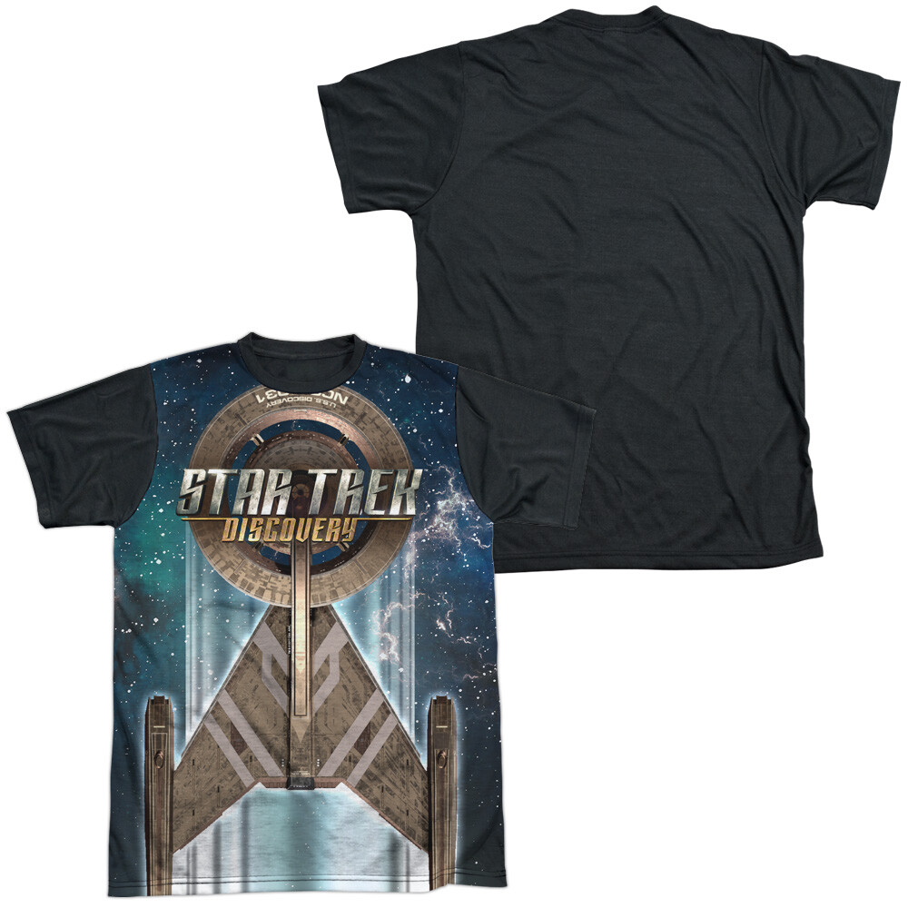 Star Trek Discovery Uss Discovery Adult Costume T Shirt (Black Back), S-3XL gallery