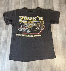 Vintage 1986 Harley Davidson Eagle Milwaukee Iron Biker Americana Mens MEDIUM