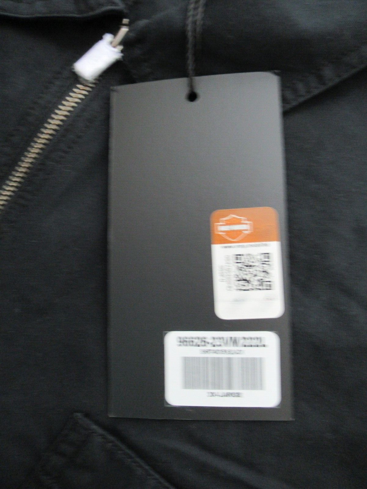 Harley Davidson Men's Short Sleeve 1/4 Zip Black Pullover Size 3XL NWT gallery